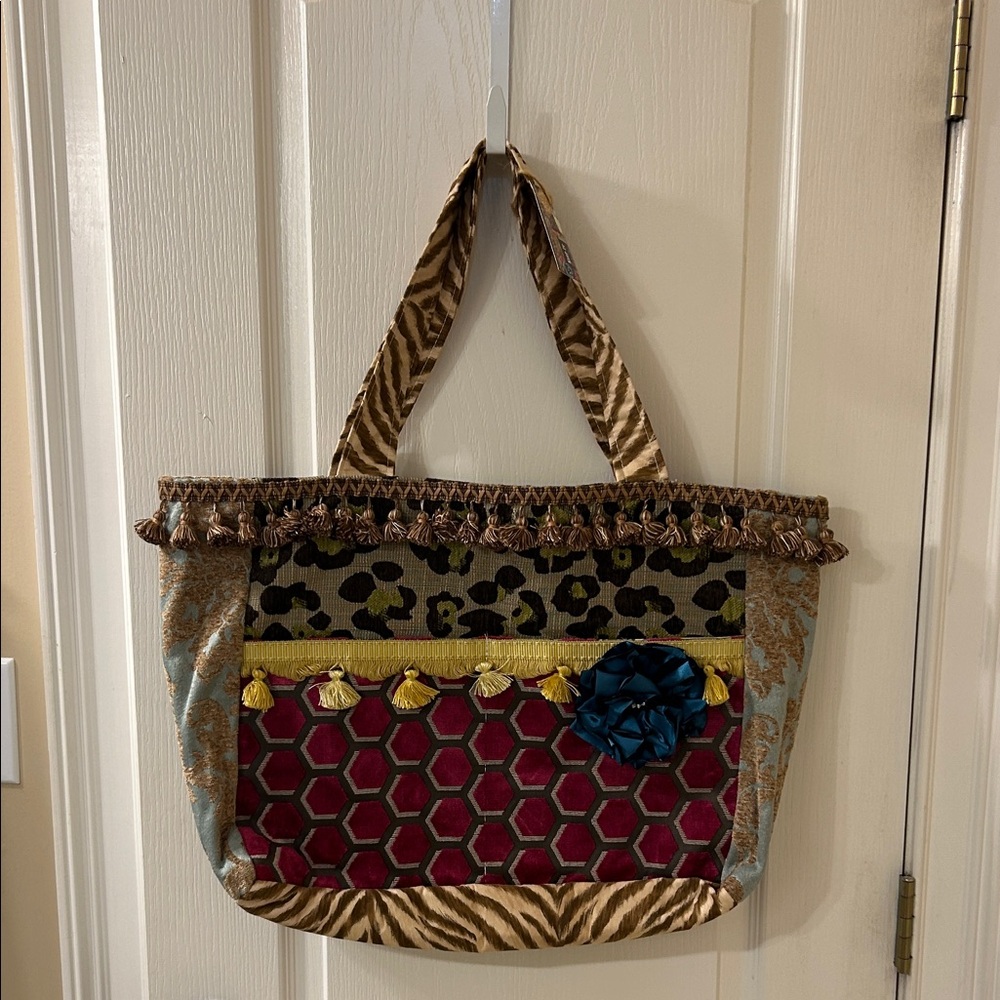 Keep it Gypsy Multicolored Patterned Tote Bag